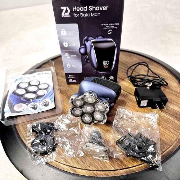 Head Shaver 7D, Wyklaus Head Shavers for Bald Men, Head Electric Razor...
